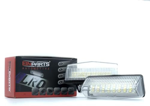 EinParts Kennzeichenbeleuchtung EP140 Canbus 6000K für Prius XW20/XW30 2004-2015 Prius Plus/Prius V Venza Matrix RAV-4 C-HR CT200H ZWA10 NX 200T 300H AZ10 RX 200T 400H AL20 IS300 SportCross