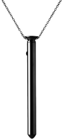 Crave Vesper 2 Vibrator-Halskette, Mini-Vibrator für Frauen, Schwarz