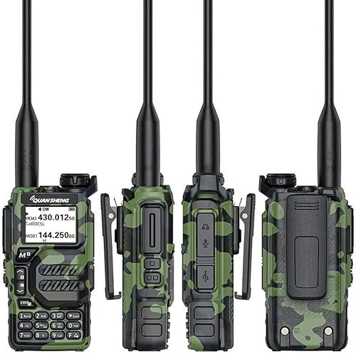 Quansheng Camouflage UV-K5 VHF UHF Dual-Band Ham 5W Portable Two-way Radio Walkie Talki FM NOAA UV-K5