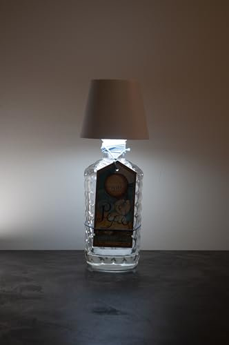 Lampada Bottiglia Gin Paralume Led