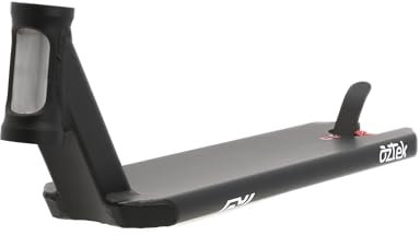 AZTEK Corsa Pro Scooter Park Deck – Ultraleichtes 49,5 x 12,2 cm Park Stunt Scooter Deck für ultraschnelle Peitschen und Big Air – Satin Schwarz