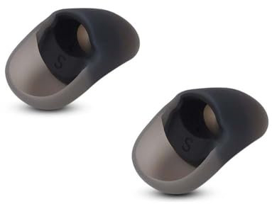 Recambio de Silicona Earbuds Tips Eargels para HyperX Cloud, Recambio de Earbud Ear Gels, Negro (S)