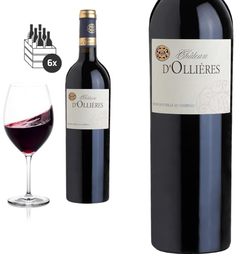 6er Karton 2021 Côteaux Varois en Provence rouge Classic von Château d'Ollières - Rotwein