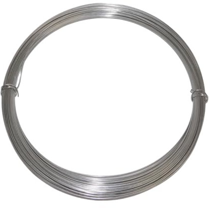 INDUTEC Edelstahldraht im Ring ⌀ 1,5 mm I 1 kg I ca. 72 Meter Edelstahl 1.4301 Nirosta Draht Basteldraht Bindedraht V2A Draht Nirostadraht Drahtseil