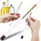 Retoo Alkoholmeter Alkoholmessgerät für Wein Bier Hydrometer Alkoholspin-del Geeignet für alle Spirituosen oder Destillate 0-96% Maßnahme Instrument Alkoholgehalt Höhe 13,5 cm Durchmesser 1,5 cm