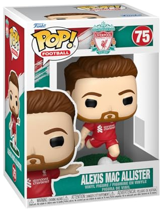 Funko POP! Football: Liverpool FC - Alexis Mac Allister | Offizielles Sport Merch - Vinyl Sammelfigur als Regal Deko - Geschenkidee zum Geburtstag für Fans und Sammler