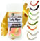 Zite Fishing Curly Viper Gummiköder Forelle 8 STK - Schlangenartiger Gummi Forellenköder 6,5cm – UL Angelköder Forelle Rotierend & Schlängelnd – Phthalatfrei & Handgefertigt (Schock Mix Käse)