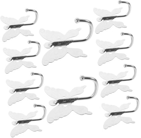 CAXUSD Gancio Appendiabiti A Farfalla in Acciaio Inox Leggero Buona Fattura Decorazione Da Parete Gancio Per Camera Da Letto E Bagno