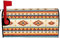 Stampa nativa americana stampa decorativa cassetta postale Wrap per la decorazione della casa giardino cassetta postale involucro cassetta delle lettere copertura decorazione