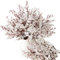 Flores 4 Tallos 20 Ramas de 32 cm Flores Artificiales de Cerezo, Plantas Artificiales Decorativas, Decoracion para Hogar, Bodas, Fiestas, Oficinas, Balcones y Jardines