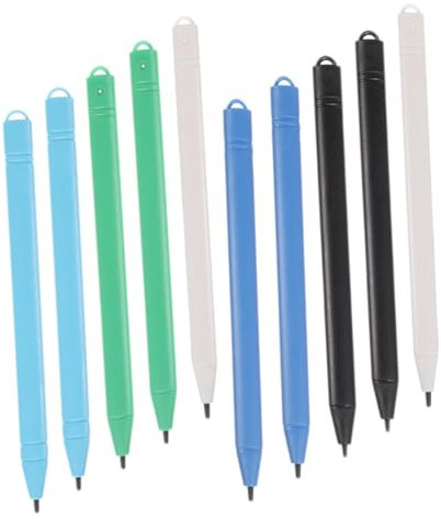 HOMOBABE Lápices Táctiles para Pantallas LCD 10 Piezas para Tableta Gráfica, (Azul Claro,), Sin Recarga, Escritura Precisa para Dibujo y Notas, Uso Escolar y Oficina