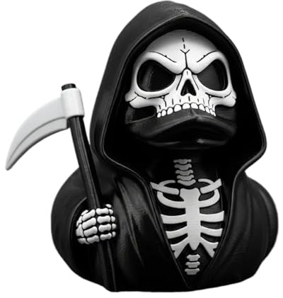 Skelettenten, Figur mit Sense | Figur Skelett Gothic Dekoration Halloween Haus Vitrine Hergestellt für Horroratmosphäre Dieses Skelett ist ideal für Hallow-Dekorationen