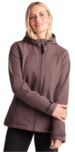 TOG24 Keld Lightweight Womens Softshell Jacket, Windproof, Showerproof Zip Up Outdoor Jacket with Hood