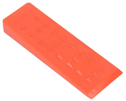 Plástico ABS de 10 pulgadas de cuña | Ayuda a prevenir pellizcos de la motosierra y guía la dirección del árbol | Cuña de plástico para cortar madera/aserrar árboles / (naranja)