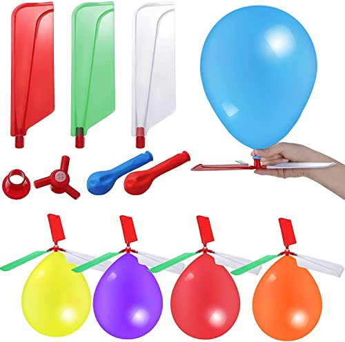Spielzeug-Ballon-Hubschrauber, 4 Stück