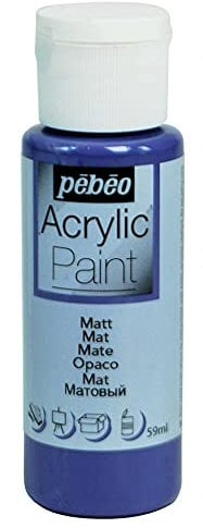 PEBEO Acrylic 59ml Matt Violet, Acrylic, Purple, 3.30 x 3.30 x 10.00 cm