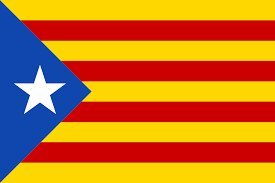 Gran Bandera Independentista de Cataluña - Medidas 150 x 230 cm. - 100% Polyester