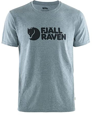 Fjällräven Herren Logo T-Shirt M, Uncle Blue-Melange, XS
