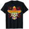 Sugar Totenkopf Sombrero Hut Mexikanischer Stil T-Shirt