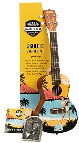 Kala Learn To Play - Anfängerset mit Ukulele Blue Hawaii (KALA-LTP-C-EBH)