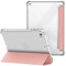 VAGHVEO Hülle für iPad 2018 2017 9,7 Zoll/iPad Air 1 2, Flexibel Weiche Transparente TPU-Schutzhülle Stoßfeste Rückseite Cover Klare Leder iPad Hüllen für Apple iPad 6. / 5. Generation, Rosé Gold