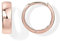 PAVOI 14K Rose Gold Plated Sterling Silver Post Huggie Earrings | Small Hoop Earrings |Gold Earrings for Women