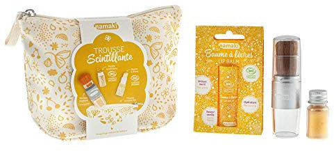 Maquillage Enfant Bio Trousse scintillante dorée - Namaki