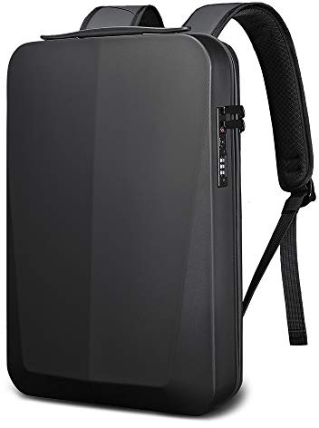 Arrivly Sac à Dos Ordinateur pour Femmes & Hommes - Sac Business 15,6 pouces Imperméable & Stylé avec Port USB & Poche Antivol - Travail Université Voyages - Noir