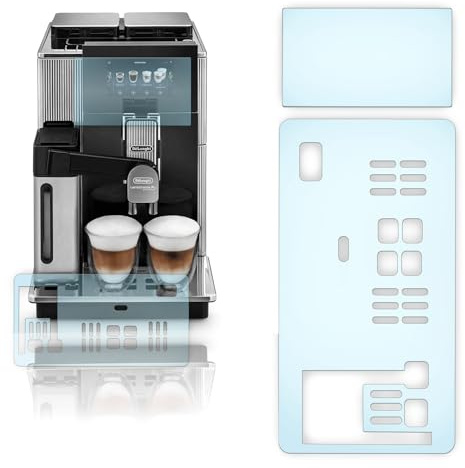 Abtropfblech Kratzschutz Folie und Display Schutzfolie geeignet für DeLonghi Maestosa EPAM 960.75.GLM