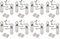Jiyo.Outdoor Epsom Design Scroll Shaped Door Handles in Polished Chrome Finish with Hinges & Latches - 8 Sets