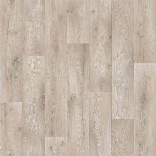 Beige Anti-Slip Cream Stone Effect Vinyl Flooring Roll For LivingRoom, DiningRoom, Kitchen, 2.3mm Vinyl Sheet, Waterproof Lino Flooring-3m(9 ' 10) X 1m(3 ' 3)-3m²