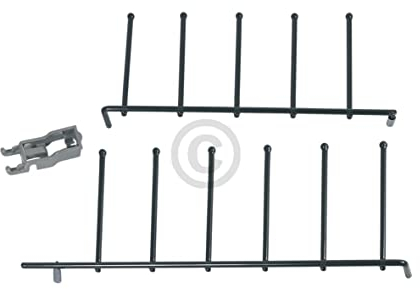 Inserts de panier supérieur compatibles avec Siemens 12004142 rangées de picots rabattables pour verres, lave-vaisselle