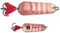 Zebco Premium Trophy Z-Ace Blinker Angelköder gewellter Hecht Köder mit rotem Anbisspunkt am Drillings-Angelhaken Raubfisch Spoons Angel-zubehör, Kupfer, 35 g