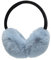 ZLYC Klassischer Damen Kinder Mädchen Verstellbarer Winter Ohrenschützer Ohrenwärmer mit Molton-Haarreifen(Pelziges Blau)