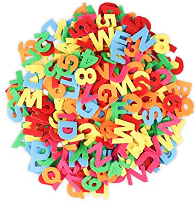 300PCS Buchstaben Sticker Buchstaben Aufkleber Zahlen Aufkleber Buchstaben Selbstklebend Klebe Buchstaben ABC Sticker Zahlen Bastelset Sticker Buchstaben Zahlen Aufkleber Für DIY Handwerk Decor