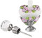 Kasmole perfume, perfume pintada retro perfume diseño esmaltado flores coloridas recargables vintage aroma decorativa, Regalo para mujer