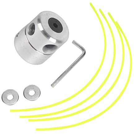 Aluminium Trimmerkopf, 252 G Silber, Ersatz für Alten Oder Beschädigten Grasschneiderkopf, Anfänger und Meisterhand Zum Beschneiden und Trimmen von Gras