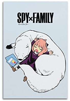 VZRSQZK Anime Spy X Family Anya Forger Charakter-Poster, dekoratives Gemälde, Leinwand, Wandposter und Kunstdruck, modernes Familienschlafzimmer-Dekor-Poster, 20 x 30 cm
