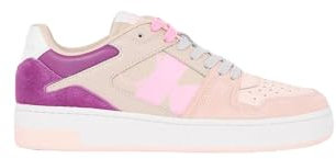 Calvin Klein Jeans Baskets basses Basket Cupsole Laceup Mix YW0YW01051, rose, 38 EU