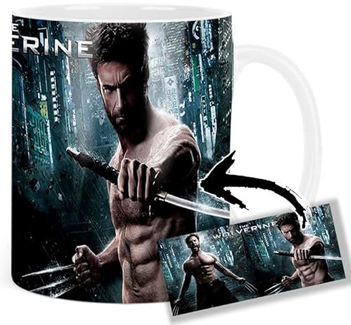 MasTazas X-Men Wolverine Hugh Jackman Taza Ceramica Mug