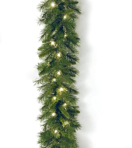 1.8M Tannengirlande Rote Beere Weihnachtsgirlande Künstlic Adventskranz, Künstliche Seide Girlande Aussen Innen Weihnachtsdeko, Kränze Für Treppen, Tür, Garten, Kamine (D)