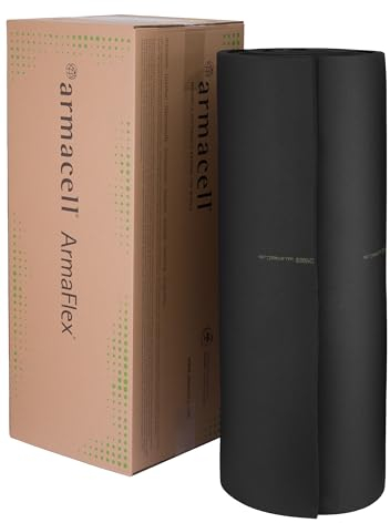 Armacell Armaflex Tapis d'isolation non autocollant en caoutchouc non autocollant de 6 mm à 32 mm (non autocollant, 19 mm - 3 m x 1 m)