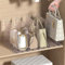 ADERTOS 5 PCS Closets Shelf Separator and Organizer, Clear Shelf Dividers Adjustable Spacing Clutch Bag Organiser Transparent Closet Organizer Divider for Handbag Purse Bag Books Shirts, Detachable