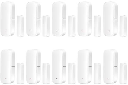Sensore intelligente per porte e finestre Tuya Smart ZigBee sensore for porte e finestre Smart Home Wireless rilevatori di apertura e chiusura della porta APP allarme remoto funziona con Alexa Home pe
