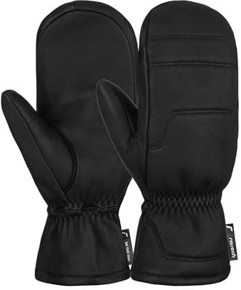 Reusch Sense Mitten sehr warme, Winddichte und atmungsaktive Unisex Multisporthandschuhe Outdoorhandschuhe Fäustlinge Fausthandschuhe für Damen und Herren mit hochwertigem Vollleder