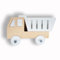 Garderobe mit Ablage Mützenfach, Wandgarderobe für Kinder, Baustellenfahrzeug LKW, 31x21x12 cm