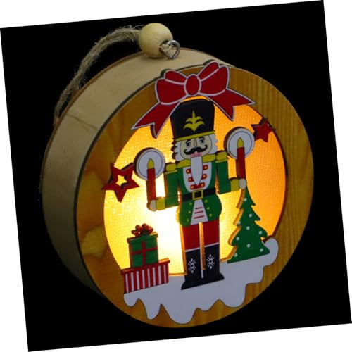 HOLIDYOYO Lovely Christmas Nutcracker Soldier Hanging Pendant Lights for Tree Decoration and Festive Layout