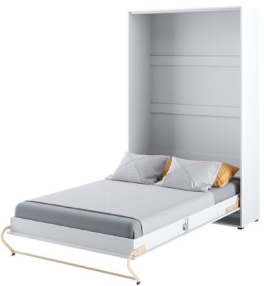 Friderik Concept PRO 2 CP-02 Wandklappbett Vertikal Schrankbett, 120x200 cm (Weiß)