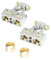 Flaconi Kit Connettori Terminali Morsetti per Batterie Auto,0/4/8/10 AWG Batteria Terminali,Kit Connettori Terminali per Batterie Autoargento,Adatto per la maggior parte dei modelli e le batterie