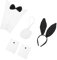 ARTSEWPLY 1 Satz Kaninchen Stirnband Set Bienen-party-dekorationen Hasenschwanz Hasenohr Trolls Stirnband Halloween-requisiten Haarnadel-stirnband Kostüm Fanny Stirnband Machen Tuch